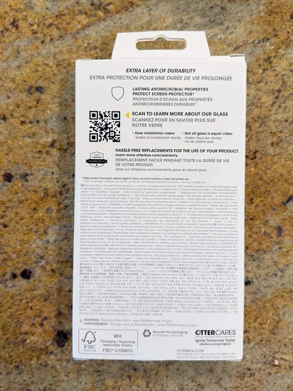 NWOT OtterBox Premier Glass Screen Protector for iPhone 14 Pro Max